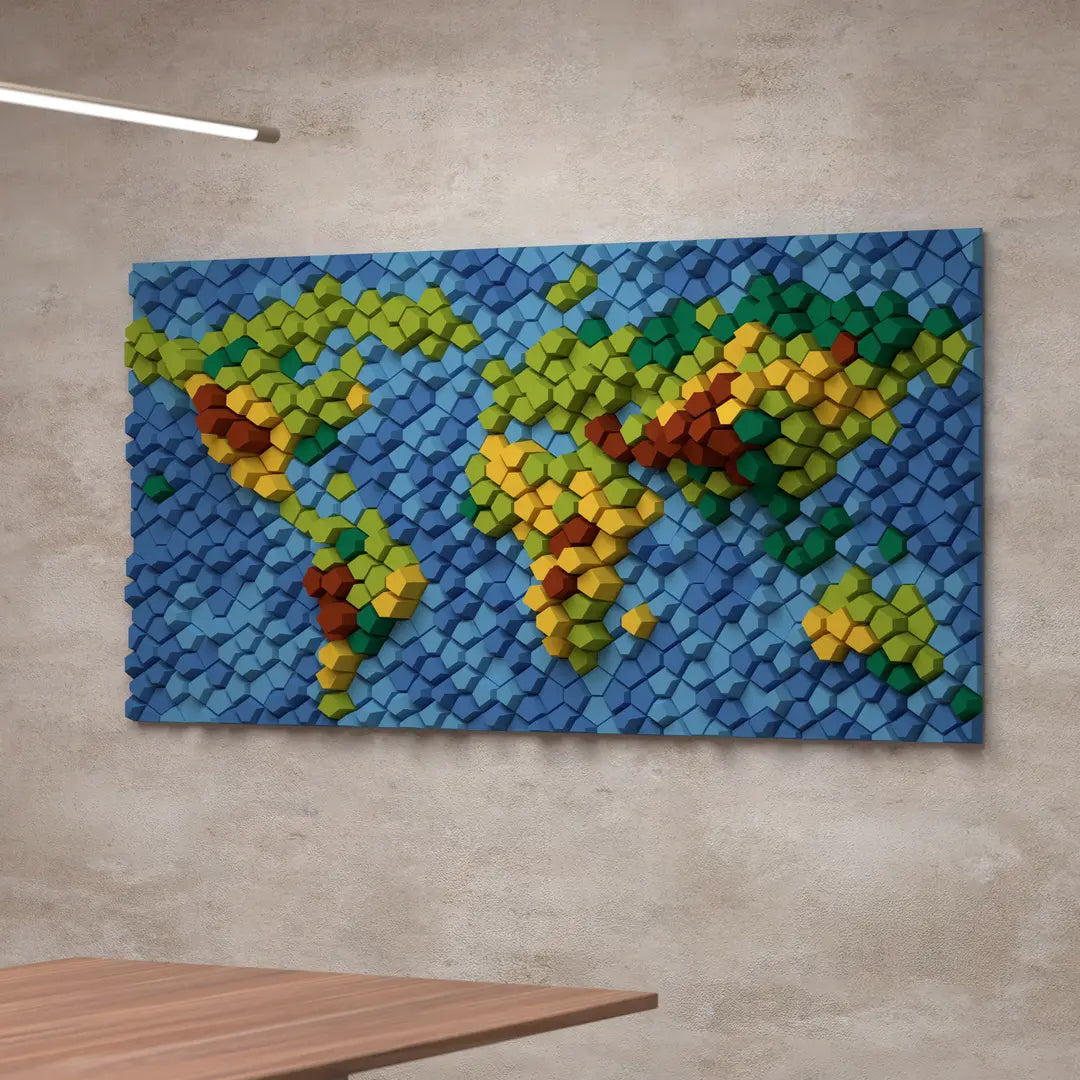 3D MODEL EXPORT for PARAGAMI 07_07 - WORLD MAP
