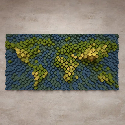 3D MODEL EXPORT for PARAGAMI 07_07 - WORLD MAP