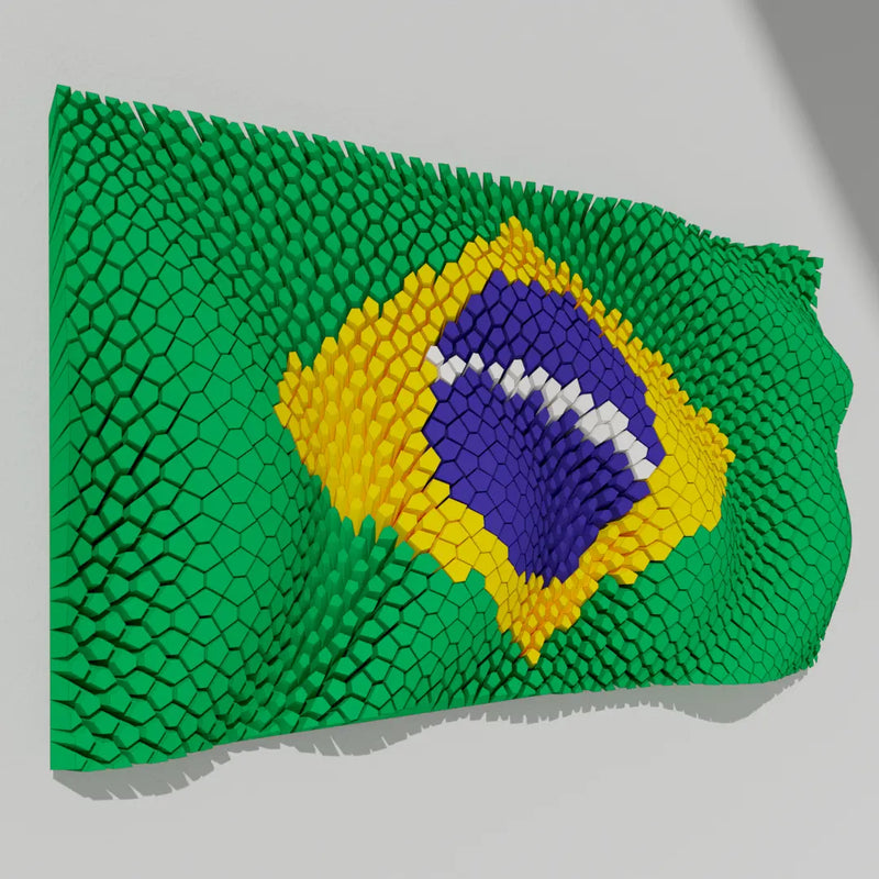 WINDY FLAG - 3D MODEL / 007_008