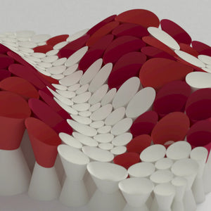 DIY paper folding template for 3D wall art, creative hands-on building experience for home decor