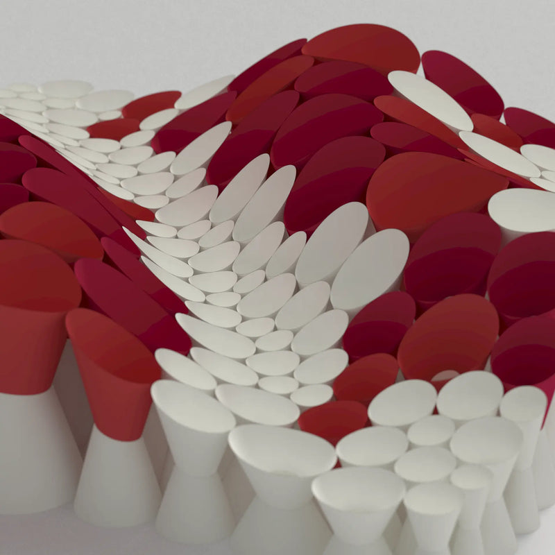 DIY paper folding template for 3D wall art, creative hands-on building experience for home decor