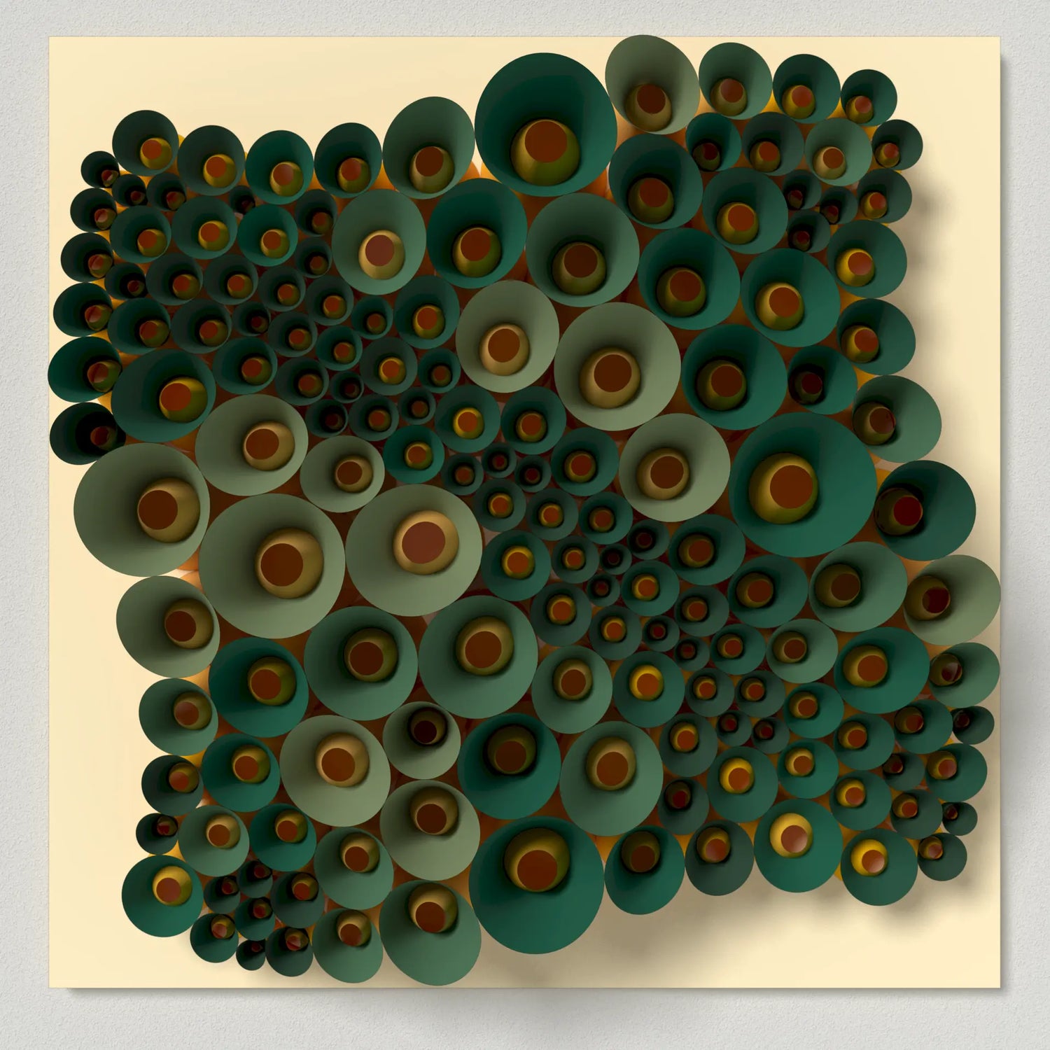 Trypophobia 01 — Coral Sponge Paper Folding Template 012_001