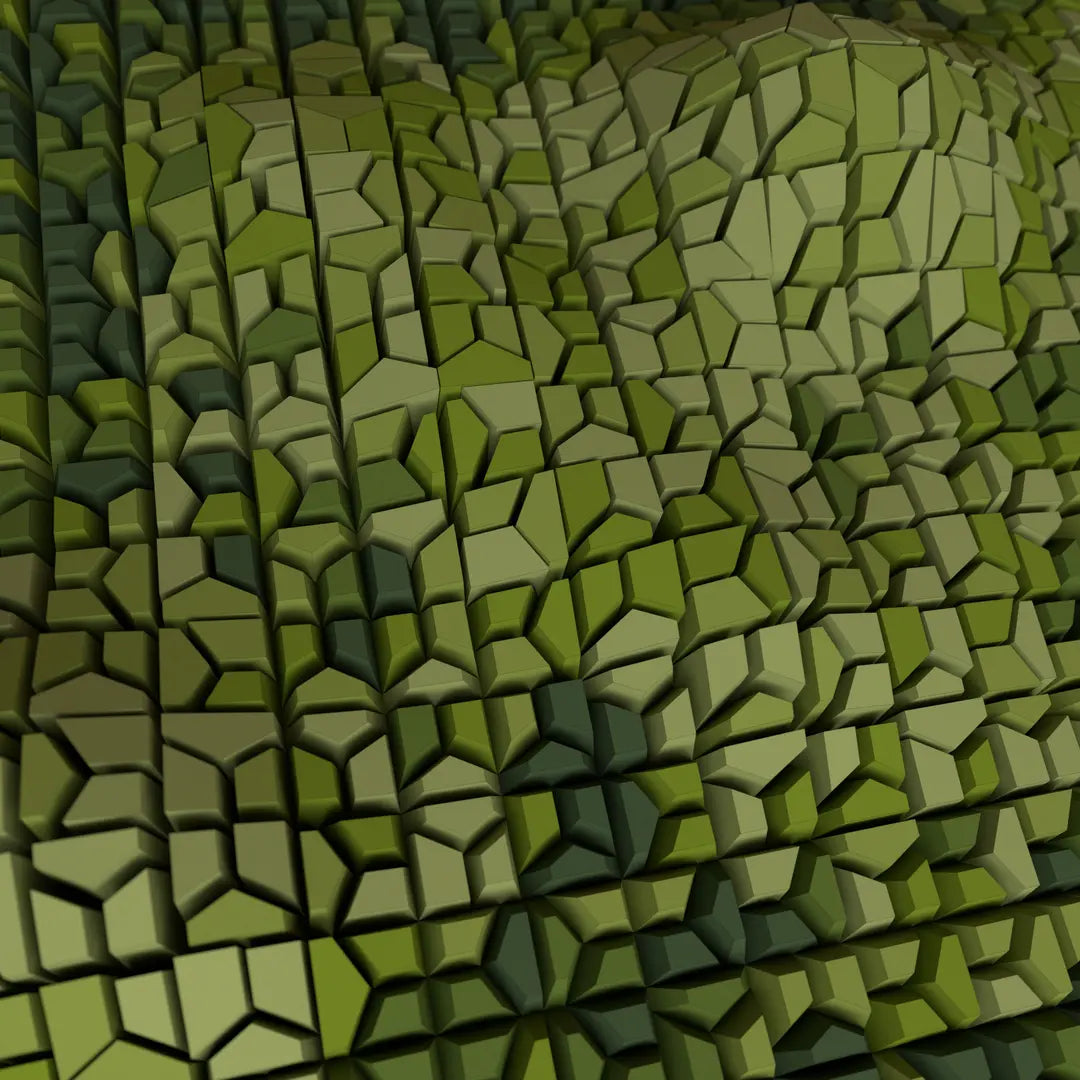 PARAGAMI 07_10 - MOSS WALL TILES - FIVE COLOURS