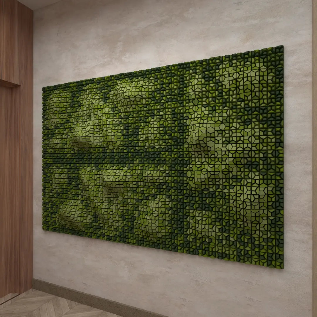 PARAGAMI 07_10 - MOSS WALL TILES - FIVE COLOURS
