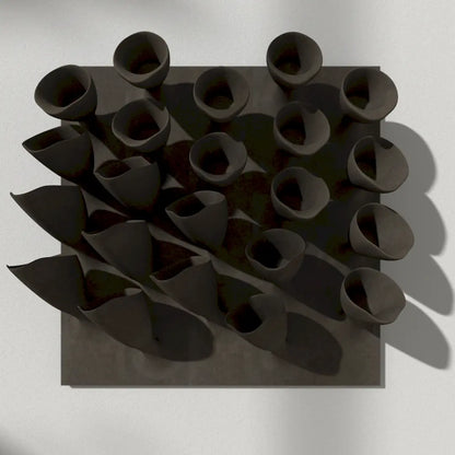 3D MODEL EXPORT for PARAGAMI 10_08 - CORNETS DE FLEUR 02 (3× 22 blocks)
