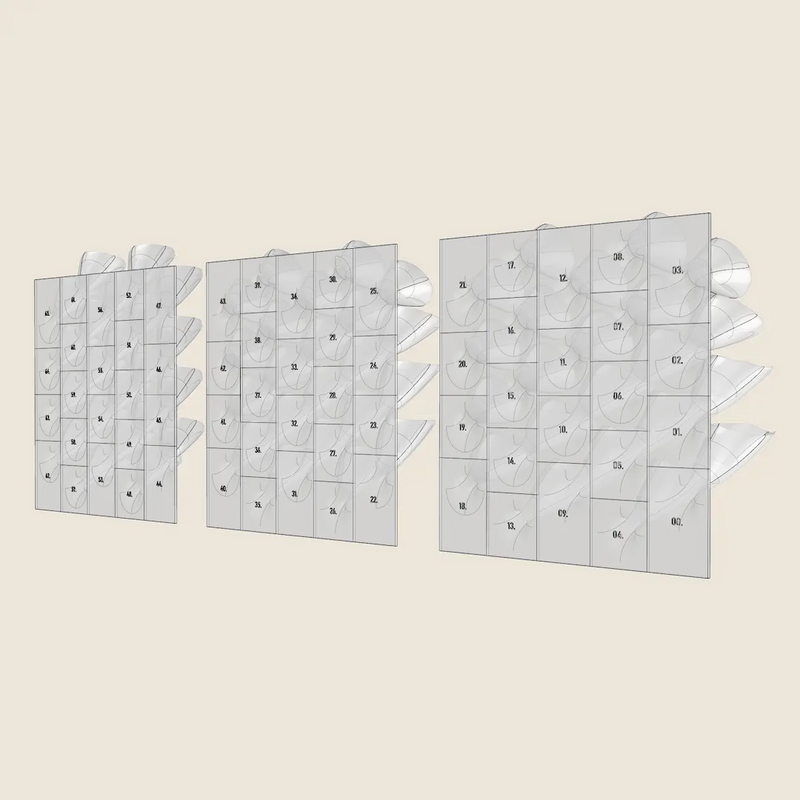 CORNETS DE FLEUR 02 (3× 22 blocks) - 3D MODEL / 010_008