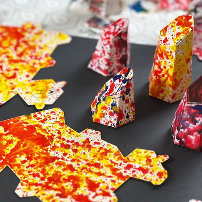 HEXSPIRE: MONA LISA BUNDLE WHITE (Blocks + Layout) / PARAGAMI PAPER KIT 101_032_003