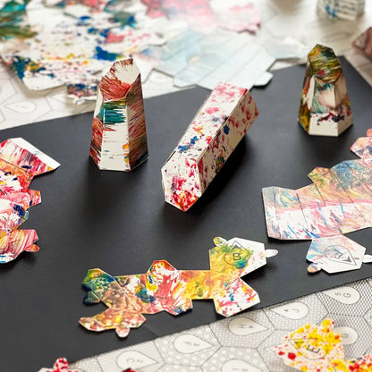 HEXSPIRE: ORBIT FUSION BUNDLE WHITE (Blocks + Layout) / PARAGAMI PAPER KIT 101_024_003