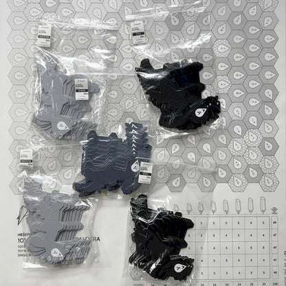 HEXSPIRE: VOLCANO CALDERA BUNDLE 01 (Blocks + Layout) / PARAGAMI PAPER KIT 101_003_004