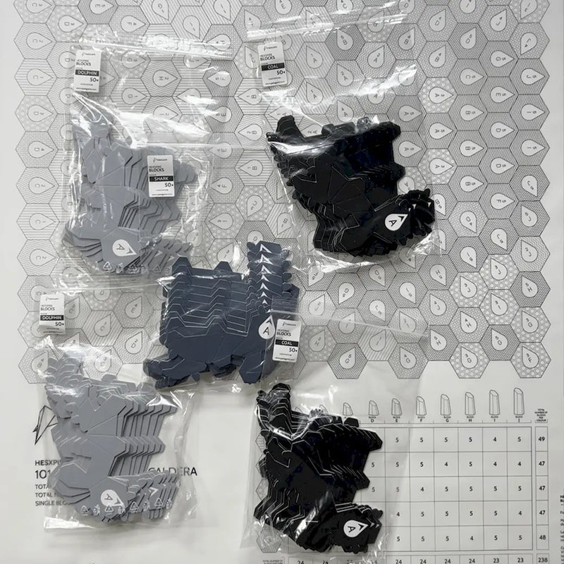 HEXSPIRE: 50 BLOCKS PACKAGE / PARAGAMI PAPER KIT 101_000