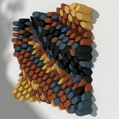 HEXSPIRE: CORNER RIPPLES BUNDLE 01 (Blocks + Layout) / PARAGAMI PAPER KIT 101_002_001