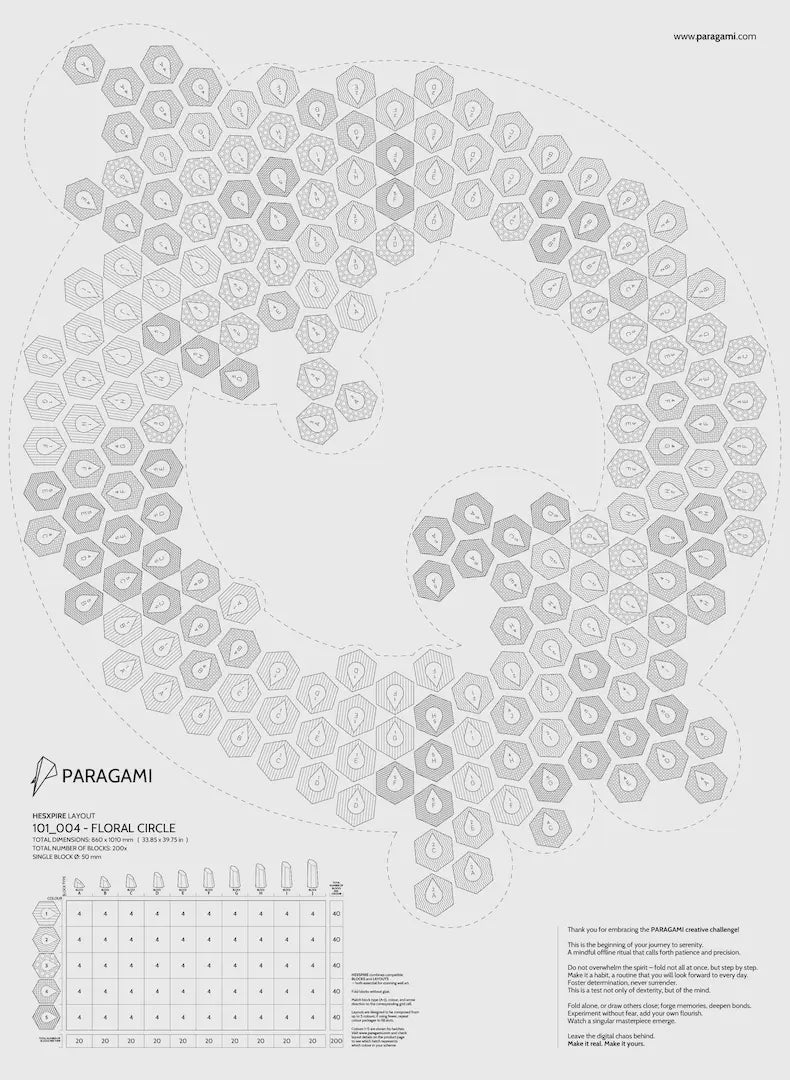 HEXSPIRE: LAYOUTS / PARAGAMI PAPER KIT 101_000