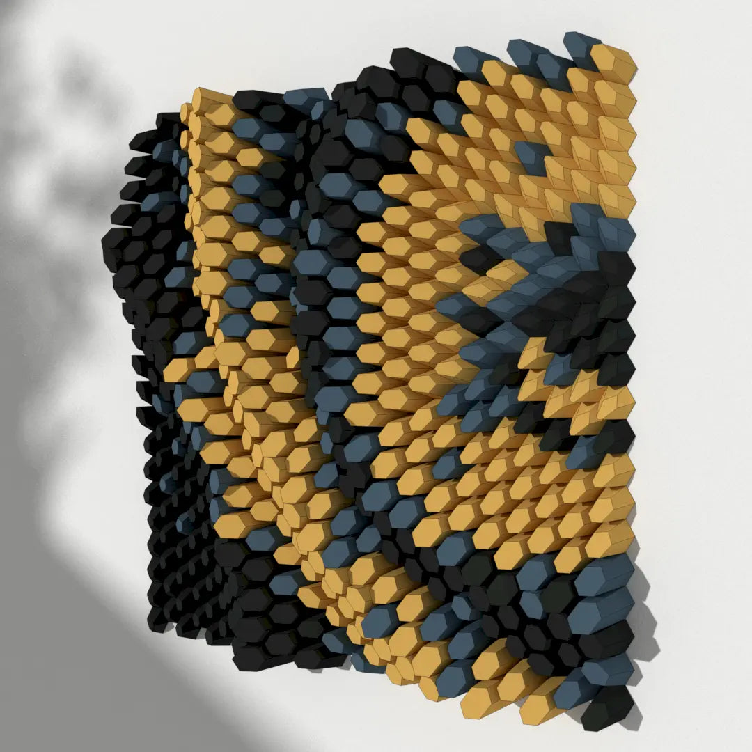 HEXSPIRE: CIRCUAL CREASE BUNDLE 01 (Blocks + Layout) / PARAGAMI PAPER KIT 101_012_001