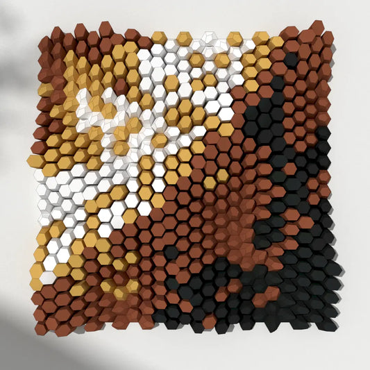 HEXSPIRE: LEAF VEINS BUNDLE 01 (Blocks + Layout) / PARAGAMI PAPER KIT 101_013_001