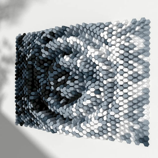 HEXSPIRE: WATER WHIRL BUNDLE 01 (Blocks + Layout) / PARAGAMI PAPER KIT 101_022_001