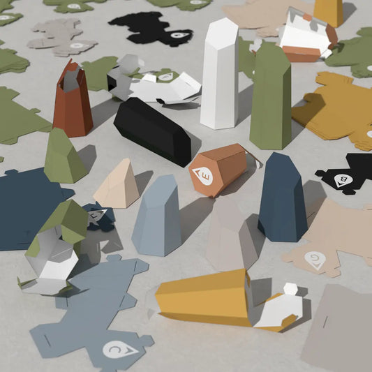 HEXSPIRE: 50 BLOCKS PACKAGE / PARAGAMI PAPER KIT 101_000