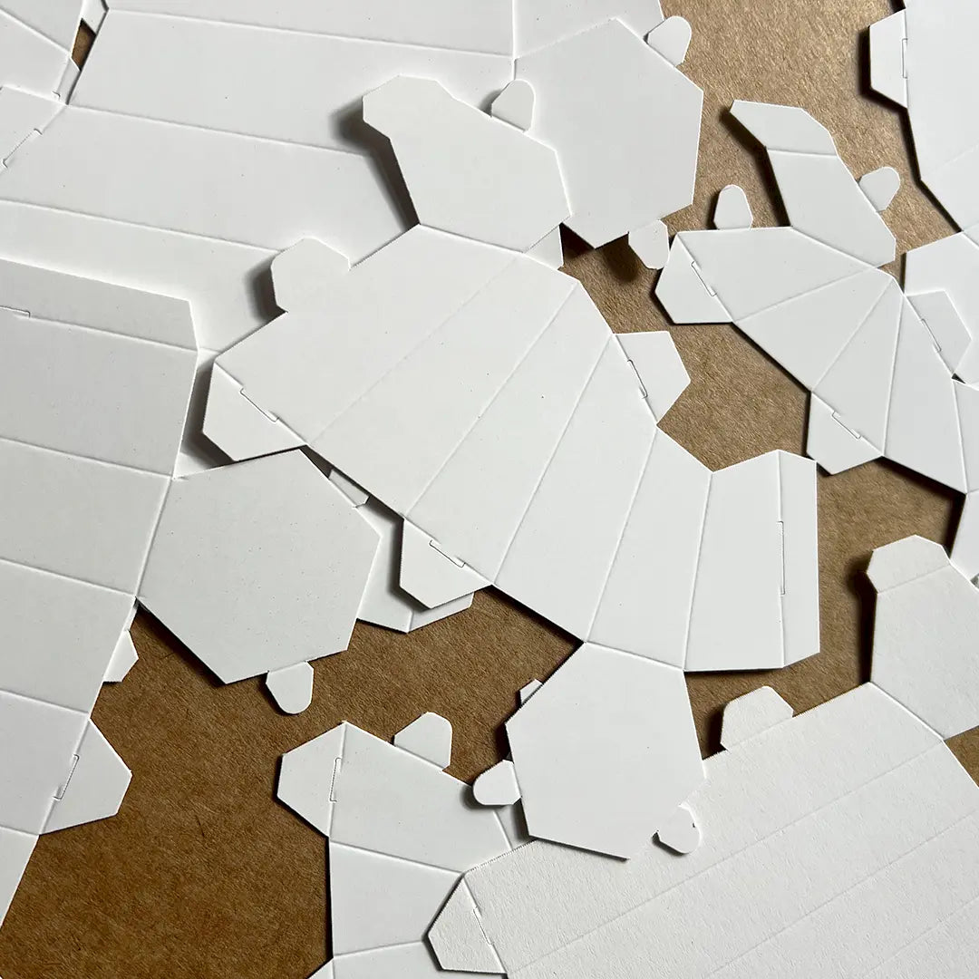 HEXSPIRE: ORBIT FUSION BUNDLE WHITE (Blocks + Layout) / PARAGAMI PAPER KIT 101_024_003