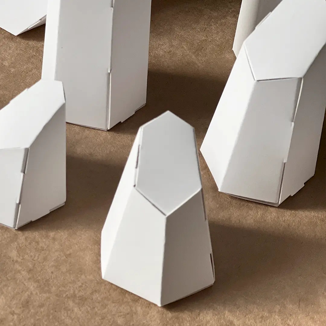 HEXSPIRE: STARRY NIGHT BUNDLE WHITE (Blocks + Layout) / PARAGAMI PAPER KIT 101_031_003