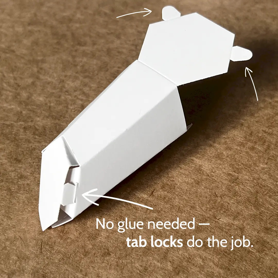 HEXSPIRE: MONA LISA BUNDLE WHITE (Blocks + Layout) / PARAGAMI PAPER KIT 101_032_003