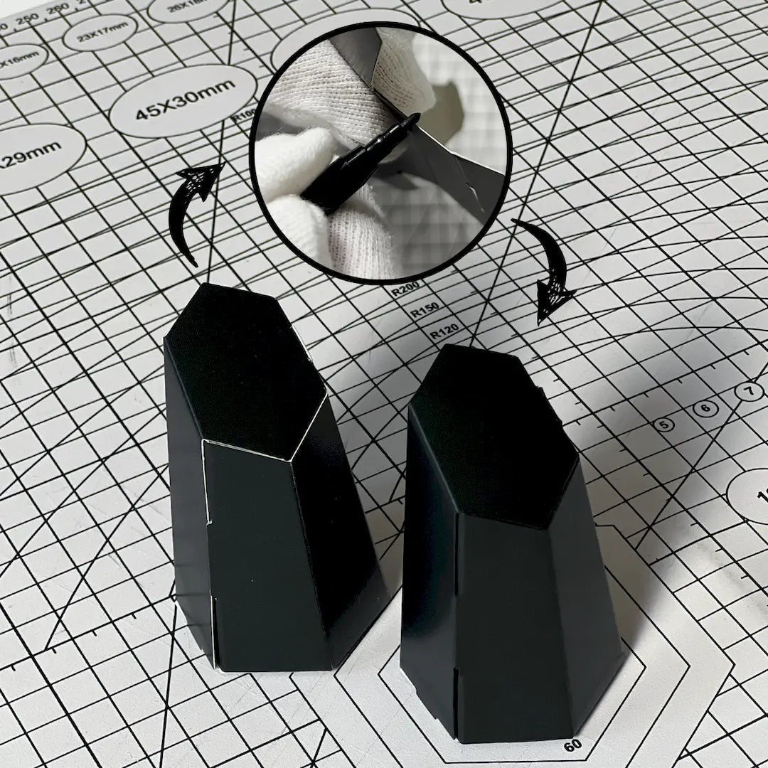 HEXSPIRE: VOLCANO CALDERA BUNDLE 05 (Blocks + Layout) / PARAGAMI PAPER KIT 101_003_005