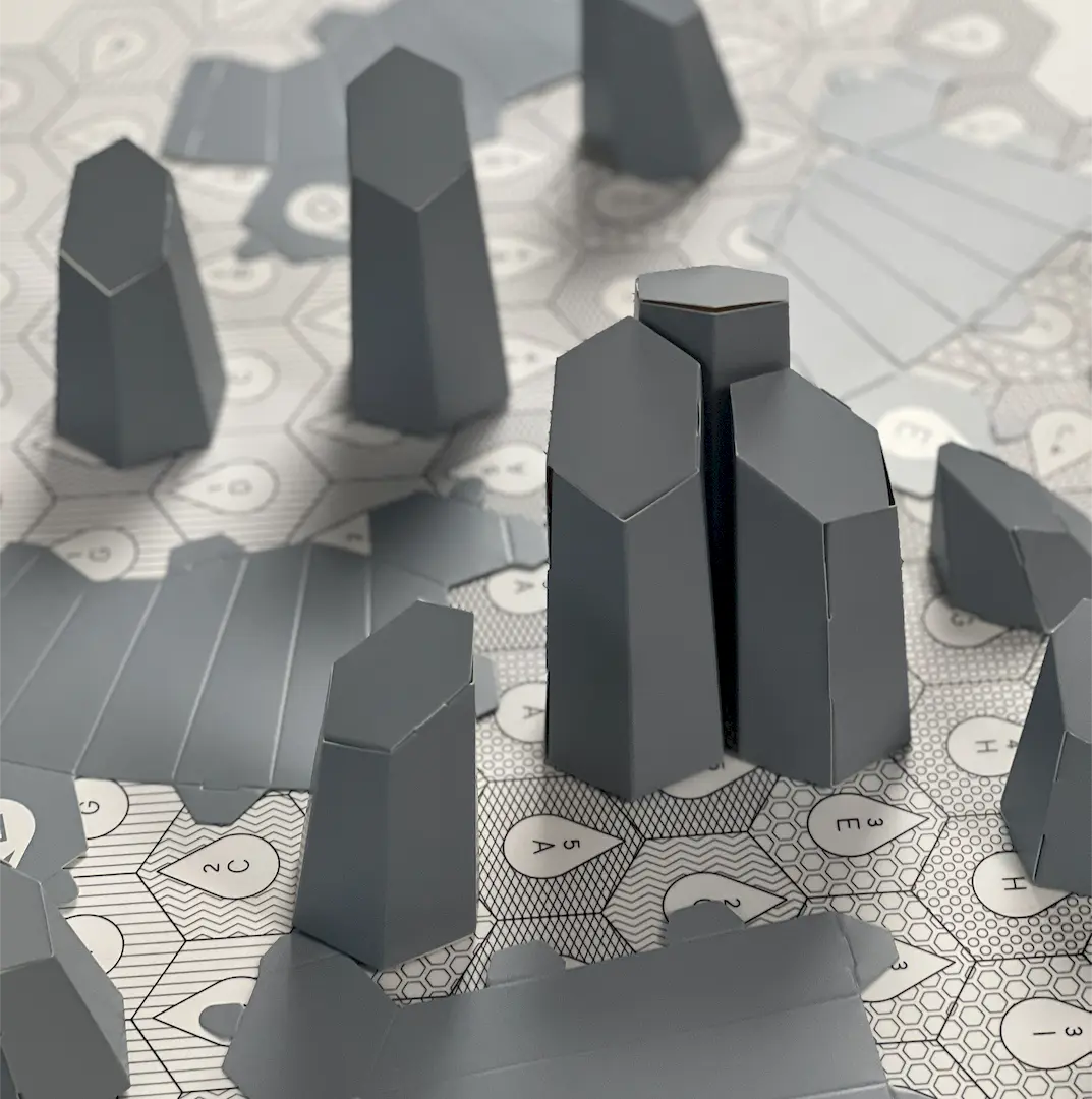 HEXSPIRE: DIAMOND UPHOLSTERY BUNDLE 02 (Blocks + Layout) / PARAGAMI PAPER KIT 101_023_002