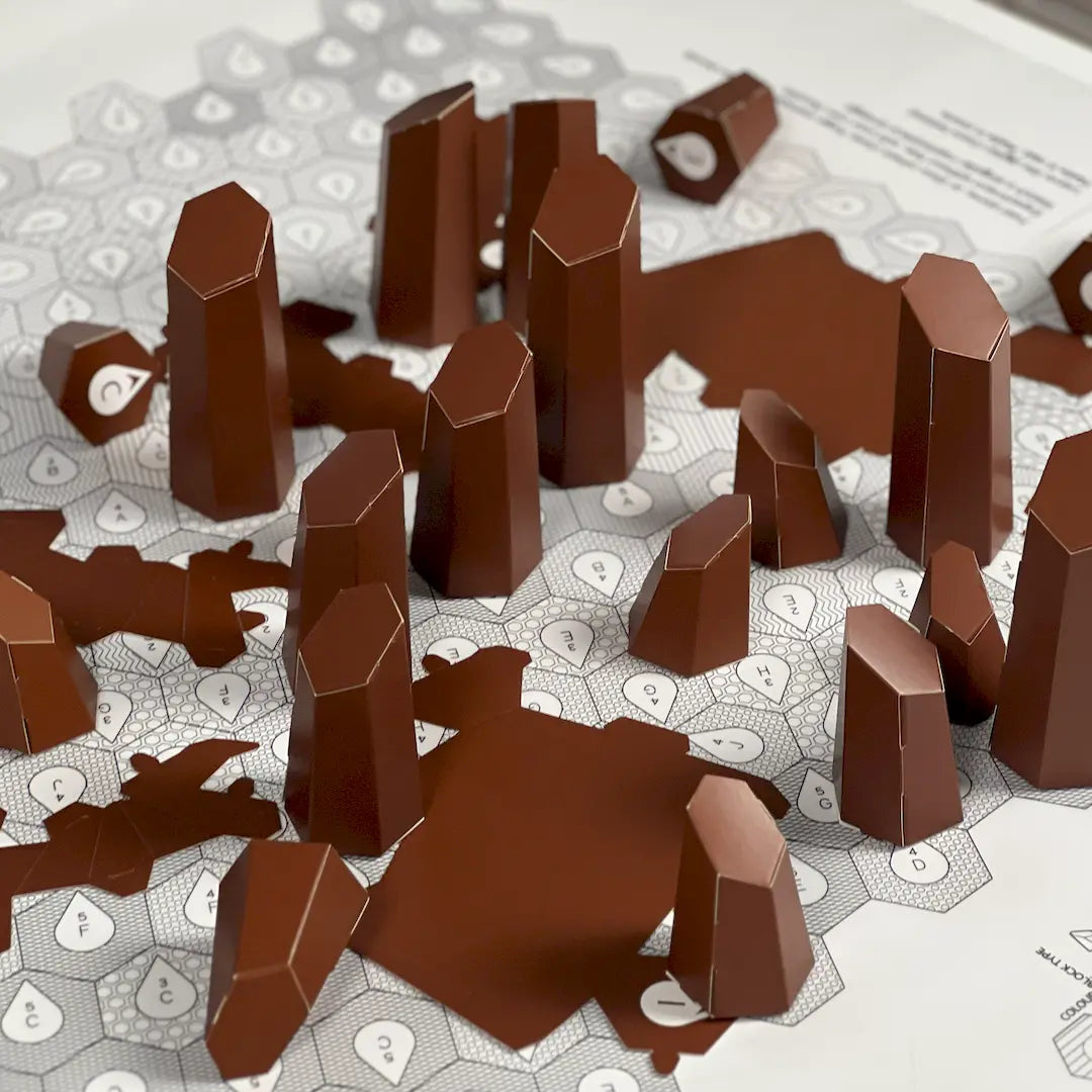 HEXSPIRE: ATLAS BUNDLE 01 (Blocks + Layout) / PARAGAMI PAPER KIT 101_033_001