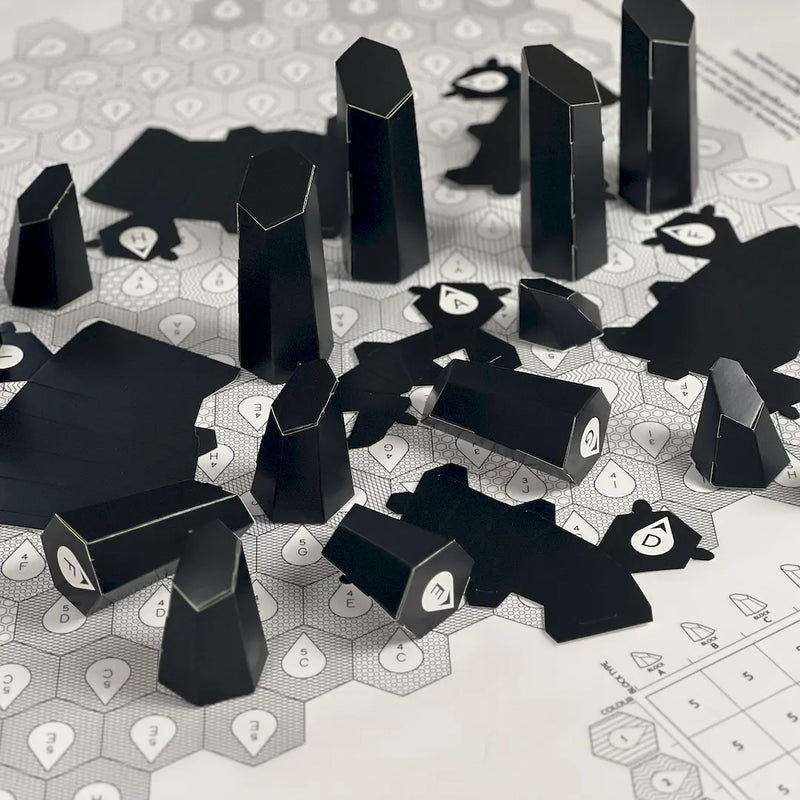 HEXSPIRE: 50 BLOCKS PACKAGE / PARAGAMI PAPER KIT 101_000