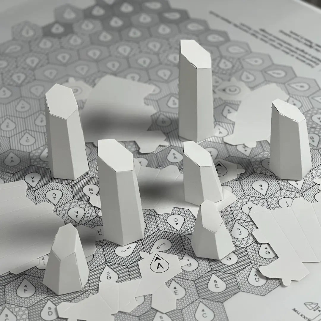 HEXSPIRE: ATLAS BUNDLE 01 (Blocks + Layout) / PARAGAMI PAPER KIT 101_033_001