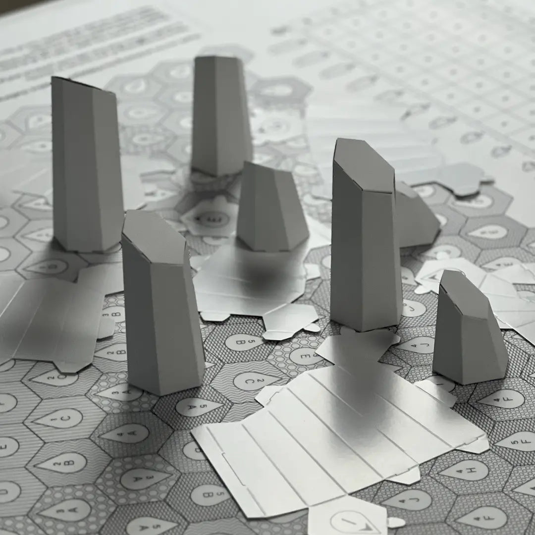 HEXSPIRE: ATLAS BUNDLE 01 (Blocks + Layout) / PARAGAMI PAPER KIT 101_033_001