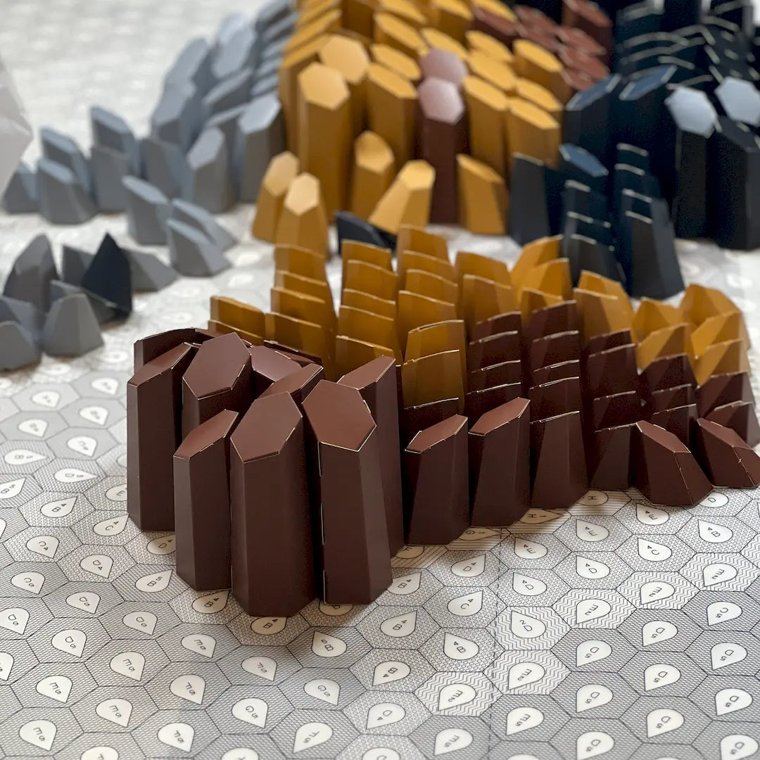 HEXSPIRE: MONA LISA BUNDLE 02 (Blocks + Layout) / PARAGAMI PAPER KIT 101_032_002