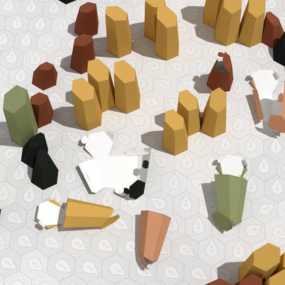 HEXSPIRE: WATER WHIRL BUNDLE 02 (Blocks + Layout) / PARAGAMI PAPER KIT 101_022_002