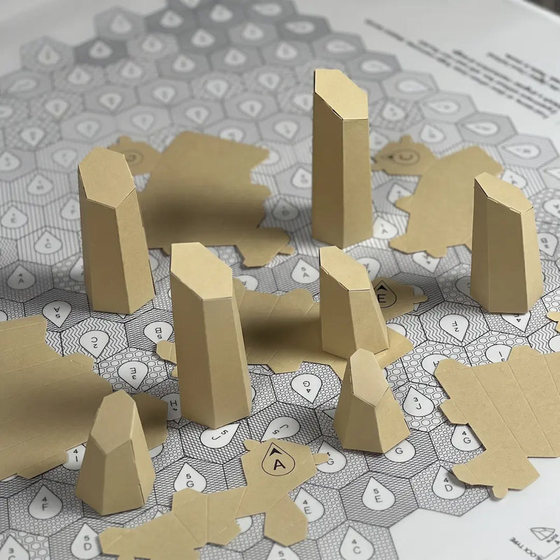 HEXSPIRE: 50 BLOCKS PACKAGE / PARAGAMI PAPER KIT 101_000