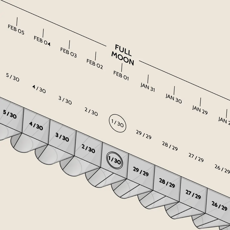 LUNAR CALENDAR - 3D MODEL / 015_001