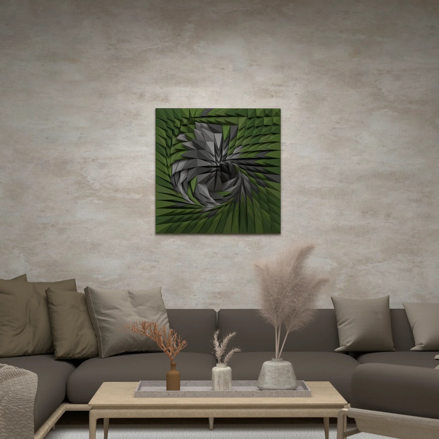 PARAGAMI 01_05 - WHIRL PEAK - TEMPLATE for 3D HANDMADE PAPER WALL ART_ PARAMETRIC DESIGN