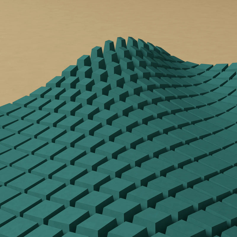HIGH TIDE - PARAGAMI 02_03 - TEMPLATE for 3D HANDMADE PAPER WALL ART_ PARAMETRIC DESIGN Paragami 