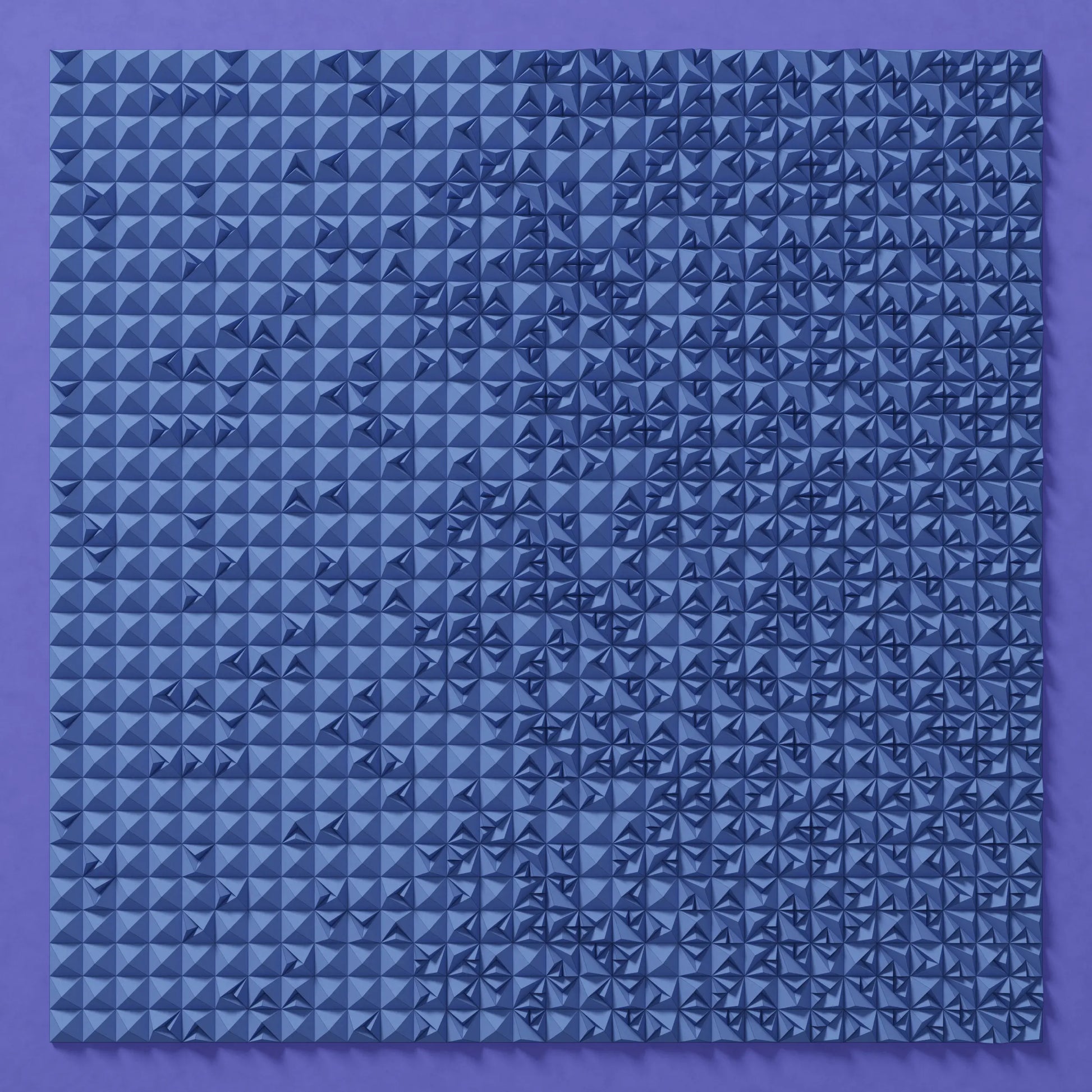 SCATTERED PYRAMIDS - PARAGAMI 04_01 - TEMPLATE for 3D HANDMADE PAPER WALL ART_ PARAMETRIC DESIGN Paragami 