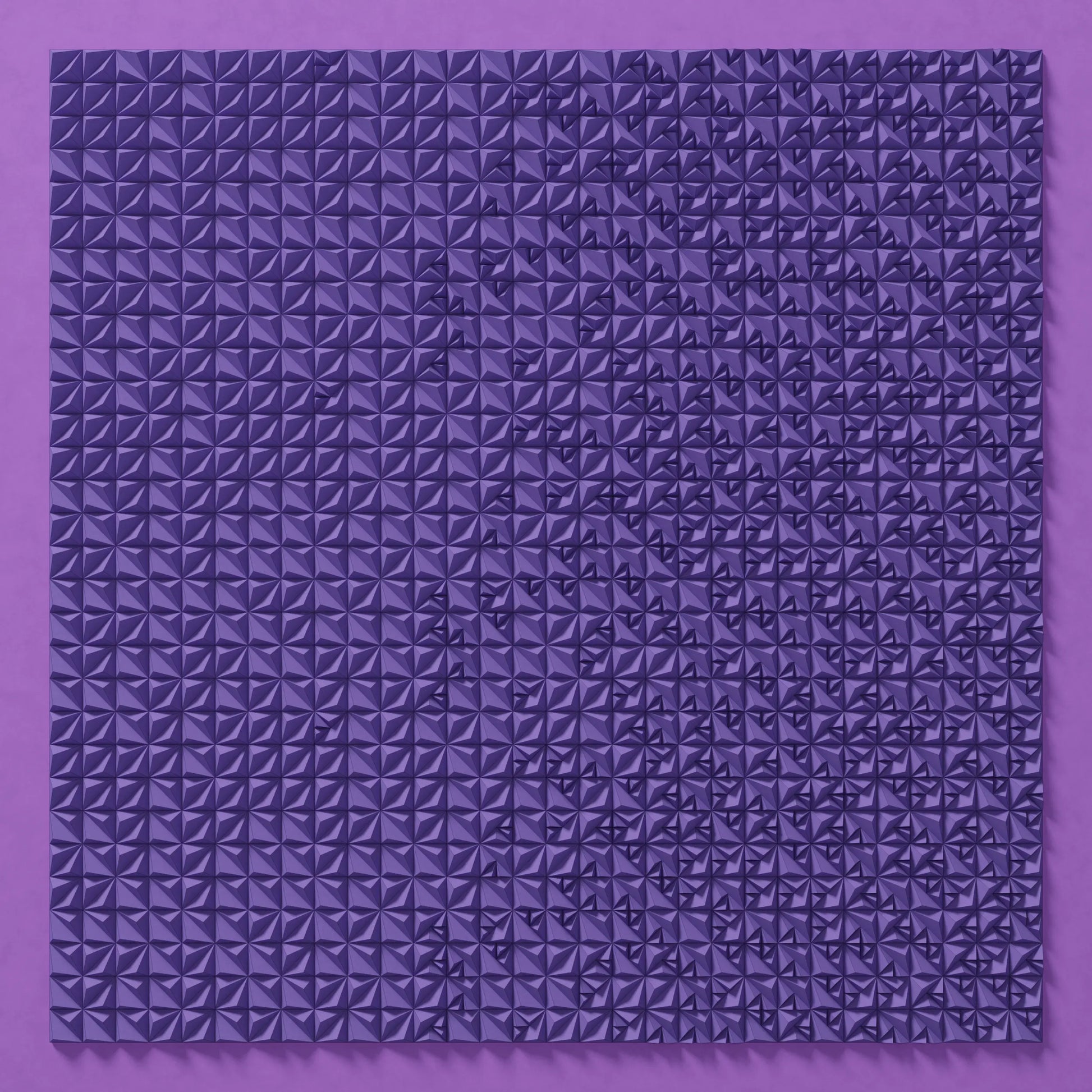 SCATTERED PYRAMIDS - PARAGAMI 04_01 - TEMPLATE for 3D HANDMADE PAPER WALL ART_ PARAMETRIC DESIGN Paragami 