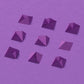 SCATTERED PYRAMIDS - PARAGAMI 04_01 - TEMPLATE for 3D HANDMADE PAPER WALL ART_ PARAMETRIC DESIGN Paragami 