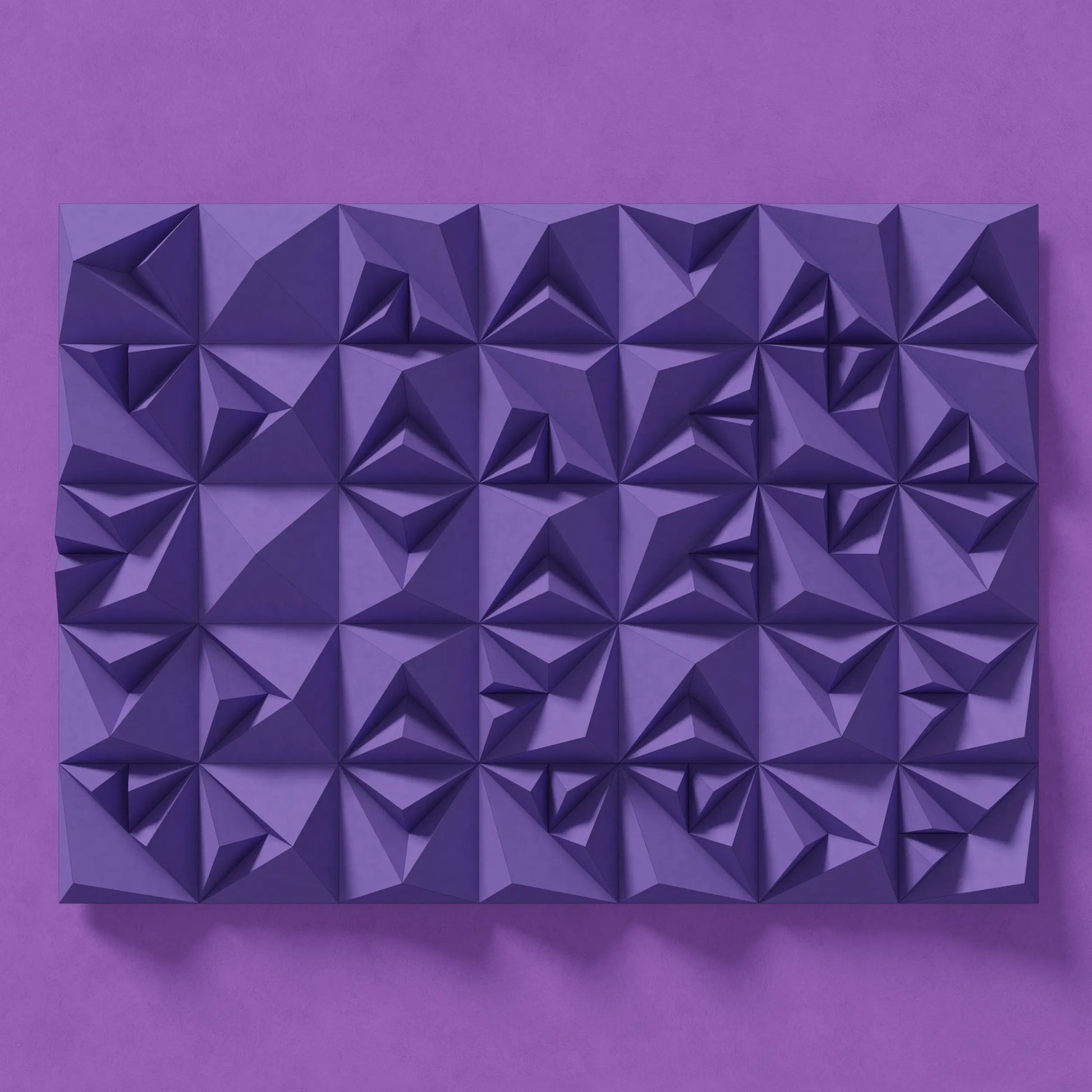 SCATTERED PYRAMIDS - PARAGAMI 04_01 - TEMPLATE for 3D HANDMADE PAPER WALL ART_ PARAMETRIC DESIGN Paragami 