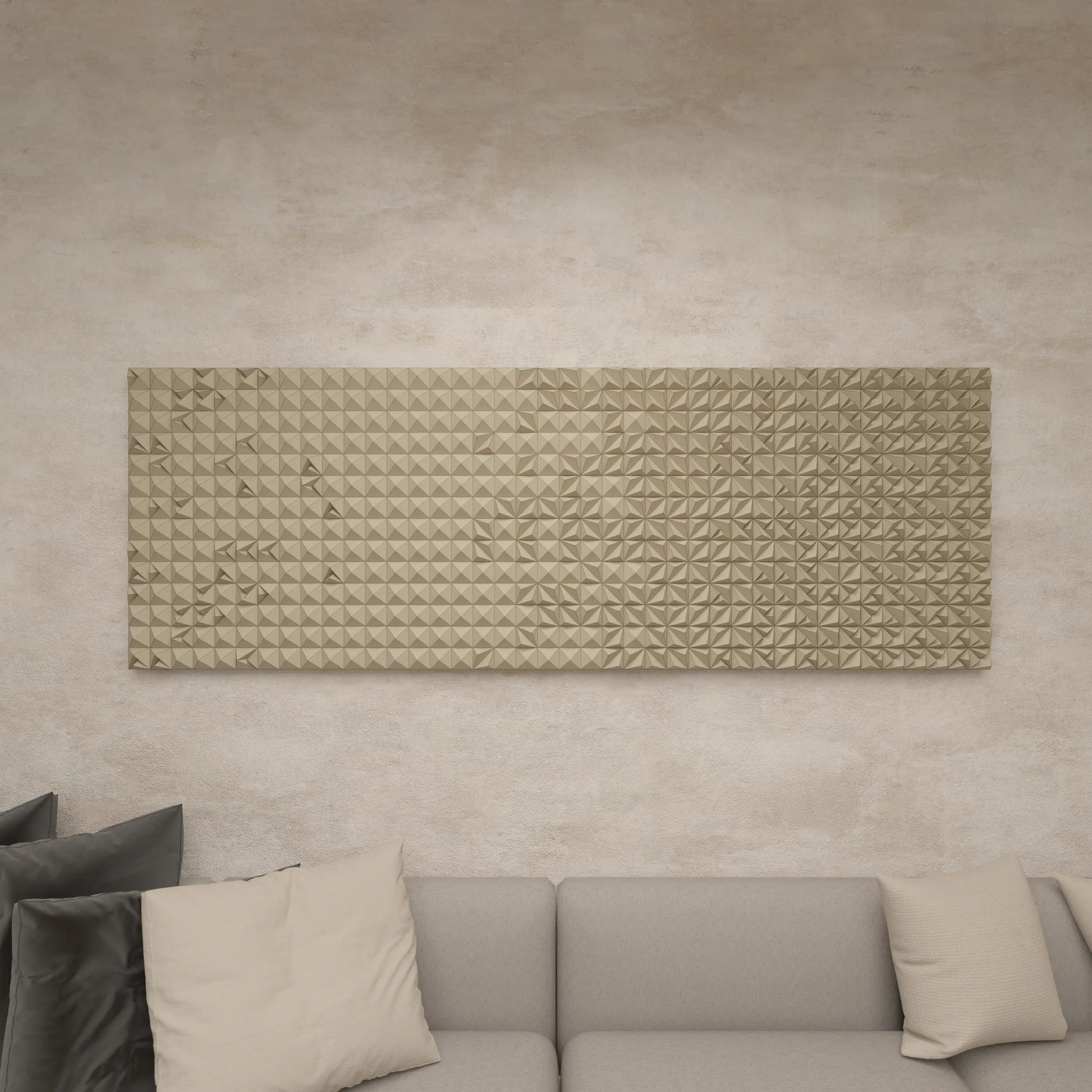 SCATTERED PYRAMIDS - PARAGAMI 04_01 - TEMPLATE for 3D HANDMADE PAPER WALL ART_ PARAMETRIC DESIGN Paragami 