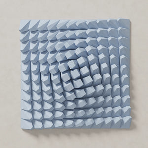 TWISTED BOX - PARAGAMI 07_01 - TEMPLATE for 3D HANDMADE PAPER WALL ART_ PARAMETRIC DESIGN Paragami 