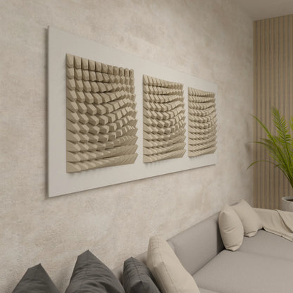 TWISTED BOX - PARAGAMI 07_01 - TEMPLATE for 3D HANDMADE PAPER WALL ART_ PARAMETRIC DESIGN Paragami 