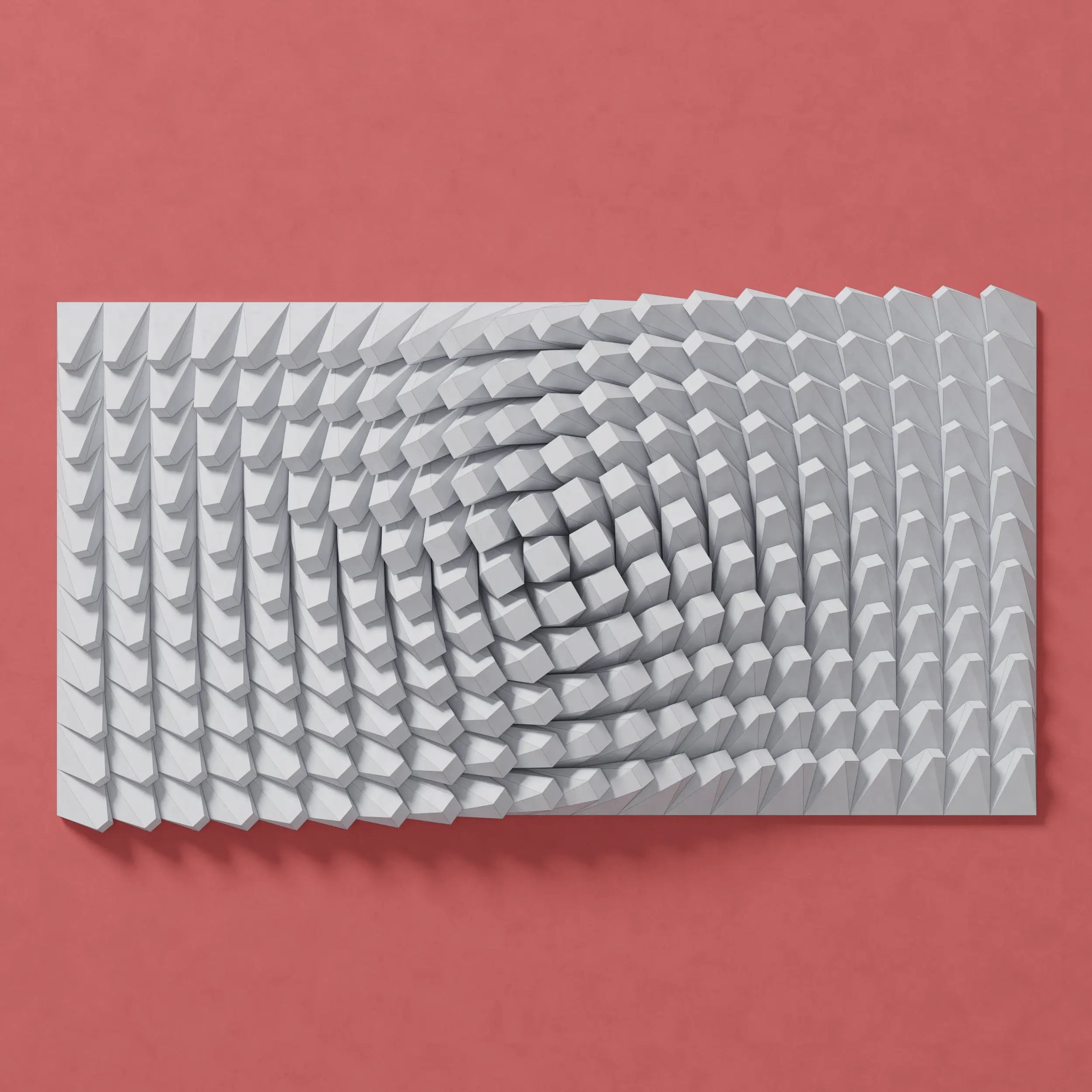 TWISTED BOX 2 - PARAGAMI 07_02 - TEMPLATE for 3D HANDMADE PAPER WALL ART_ PARAMETRIC DESIGN Paragami 