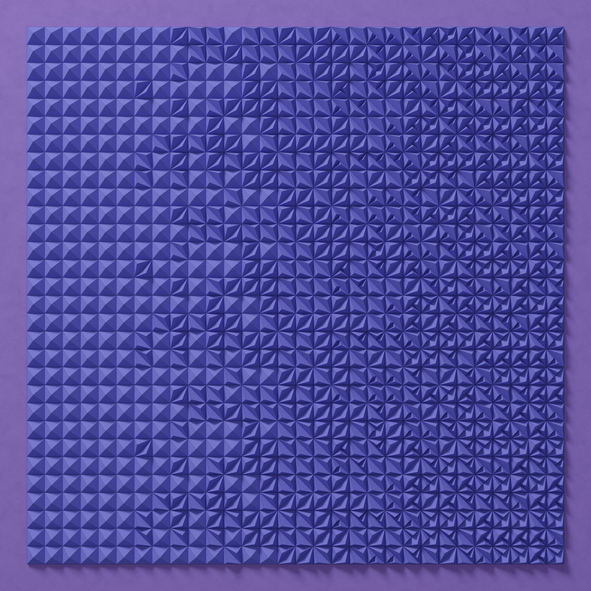 SCATTERED PYRAMIDS - PARAGAMI 04_01 - TEMPLATE for 3D HANDMADE PAPER WALL ART_ PARAMETRIC DESIGN Paragami 